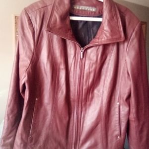 Kenneth Cole Reaction Leather blazer/jacket!!!
